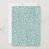  Mint Glitzy Sparkle Gold Zebra Glitter   Kaart (Achterkant)
