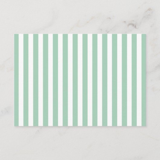 Mint Gold Baby shower Book Kaart brengt boek mee (Achterkant)
