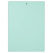 Mint Gold Chevron ⎥ gepersonaliseerd klembord (Achterkant)