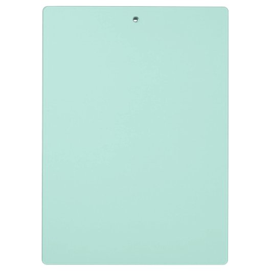 Mint Gold Chevron ⎥ gepersonaliseerd klembord (Achterkant)