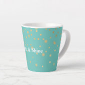 Mint Gold-Confetti Latte Mok (Rechterhoek)