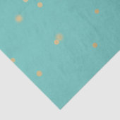 Mint Gold-Confetti Tissuepapier (Detail)