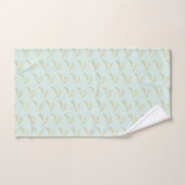 Mint Gold Eyelashes Bad Handdoek (Handdoek)
