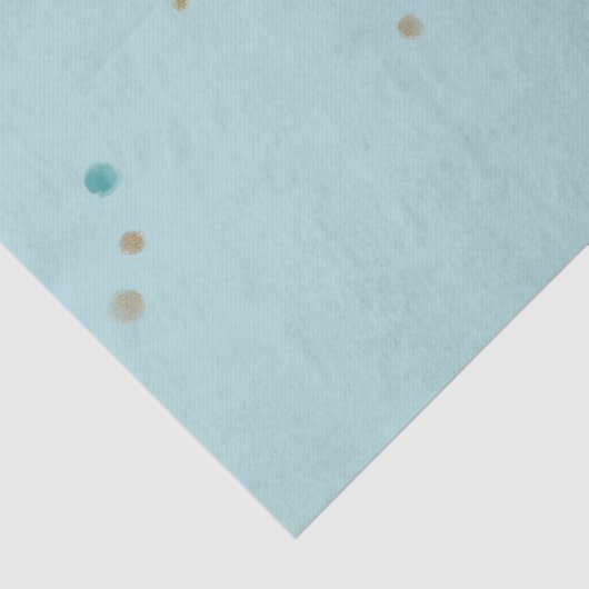Mint Gold Glam Confetti Tissuepapier (Detail)