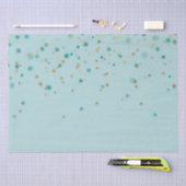 Mint Gold Glam Confetti Tissuepapier (Craft)