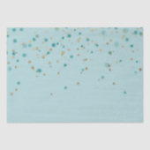 Mint Gold Glam Confetti Tissuepapier (Voorkant)
