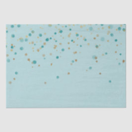 Mint Gold Glam Confetti Tissuepapier