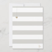 Mint Gold Glitter Baby shower Mason Jar Bird Cages Kaart (Achterkant)