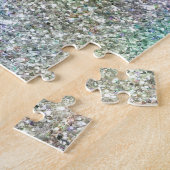 Mint Gold Paarse Glitter Legpuzzel (Zijkant)