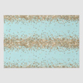 Mint Gold Sparkle Glitter Tissuepapier (Voorkant)