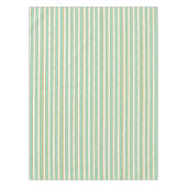 Mint Gold Stripes Modern Tafelkleed (Voorkant)