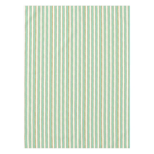 Mint Gold Stripes Modern Tafelkleed (Voorkant)
