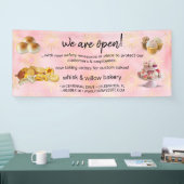 Mint & Gold Whisk Bakery Business ReOpening Spandoek (Beurs)