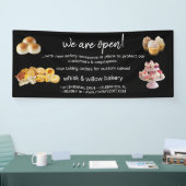Mint & Gold Whisk Bakery Business ReOpening Spandoek (Beurs)