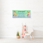 Mint & Gold Whisk Bakkerij Business Heropening gro Spandoek (Insitu)