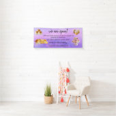 Mint & Gold Whisk Bakkerij Business Heropening paa Spandoek (Insitu)