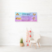 Mint & Gold Whisk Bakkerij Business Heropening paa Spandoek (Insitu)