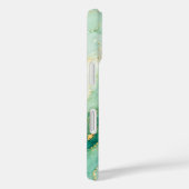 Mint & Goud Marmer Luxe Case-Mate iPhone Case (Achterkant / Rechts)