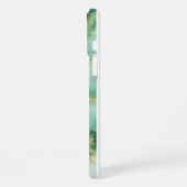 Mint & Goud Marmer Luxe iPhone Hoesje (Linkerkant)