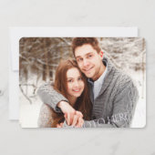 Mint Gouden Confetti Trouwfoto Save the Date (Achterkant)