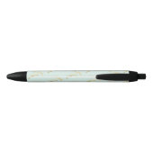 Mint Gouden Wimpers Zwarte Inkt Pen (Achterkant)