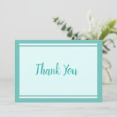 Mint Green All Occasion Bedankkaart (Staand voorkant)