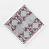 Mint green and lavender purple patterns AI art  Servet (Hoek)