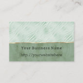 Mint Green Animal Business name website Visitekaartje (Voorkant)