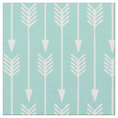 Mint Green Arrows Pattern Stof (Close Up)