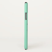 Mint Green Awareness Ribbon with Butterfly Case-Mate iPhone Case (Achterkant / rechts)