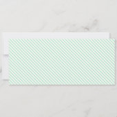 Mint Green Babysitting Cadeaubon Kaart (Achterkant)