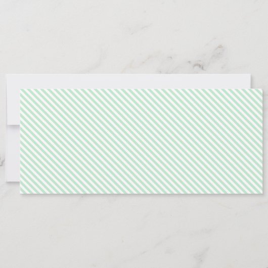 Mint Green Babysitting Cadeaubon Kaart (Achterkant)