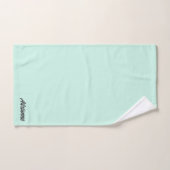 Mint Green Badhanddoek Set Bad Handdoek (Handdoek)