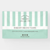  Mint Green Bakery Logo Social Media Event Spandoek (Horizontaal)