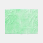 Mint Green Batik Lovely Cloudy Sky Fleece Deken (Voorkant (Horizontaal))