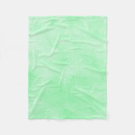 Mint Green Batik Lovely Cloudy Sky Fleece Deken (Voorkant)