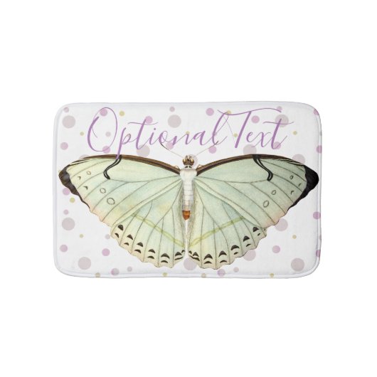 Mint Green Beauty Butterfly Badmat (Voorkant)