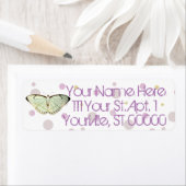 Mint Green Beauty Butterfly Etiket (Insitu)