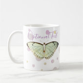 Mint Green Beauty Butterfly Koffiemok (Links)