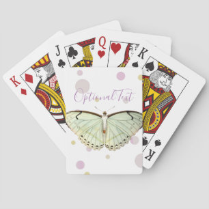 Mint Green Beauty Butterfly Pokerkaarten