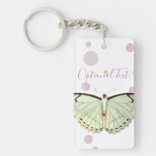 Mint Green Beauty Butterfly Sleutelhanger