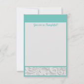  Mint Green Bedankkaart (Achterkant)