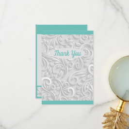  Mint Green Bedankkaart