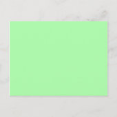 Mint Green Blank Briefkaart (Voorkant)