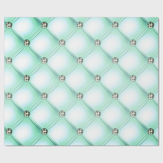 Mint Green  Bling Cadeaupapier (Vlak)