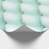 Mint Green  Bling Cadeaupapier (Hoek)
