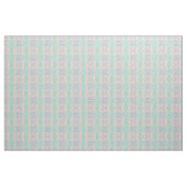 Mint Green Blue Pink Retro Nouveau Mosaic Pattern Stof (Fat Quarter)