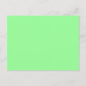 Mint Green Briefkaart (Voorkant)