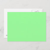 Mint Green Briefkaart (Voorkant / Achterkant)