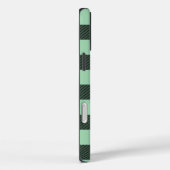 Mint Green Buffalo Plaid Check Case-Mate iPhone Case (Achterkant / Rechts)